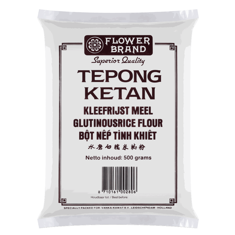 แป้งข้าวเหนียว (ส่งออก) — 500 g · Flower Brand (Tepong Ketan)