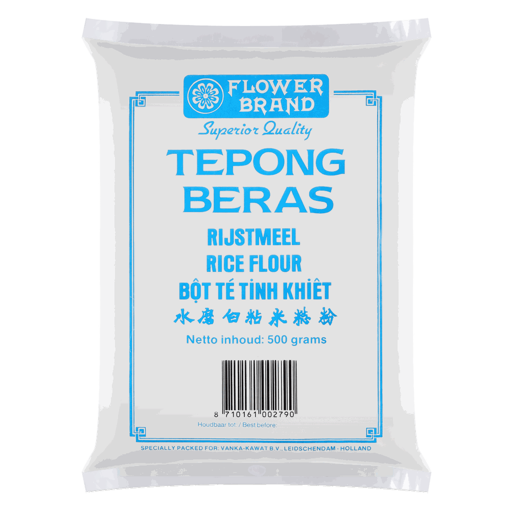 แป้งข้าวเจ้า (ส่งออก) — 500 g · Flower Brand (Tepong Beras)